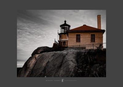 Split Rock Lighthouse in Black Tone