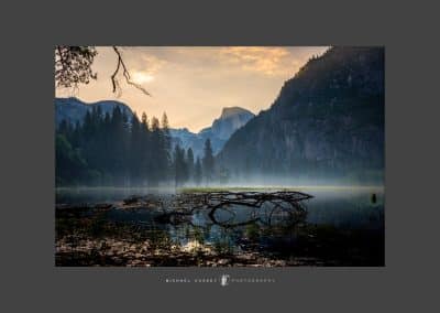 Yosemite Mist and Sunrise Reflections